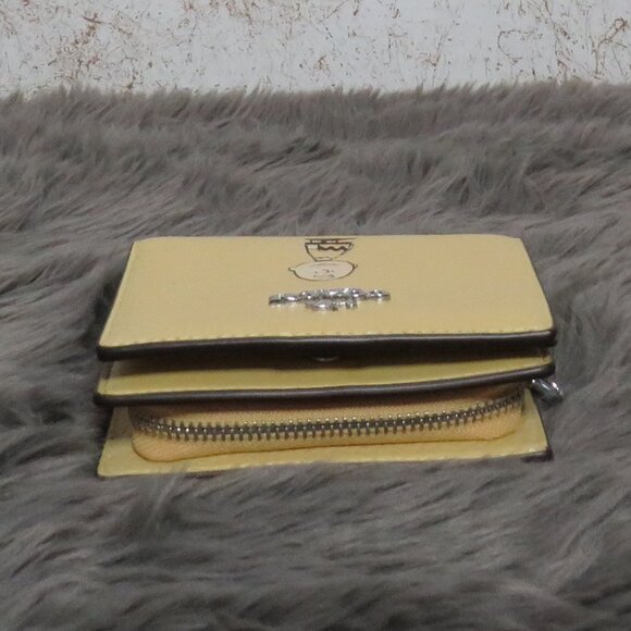 Coach Peanuts Charlie Brown Snap Wallet (Hay) - Picture 5 of 6